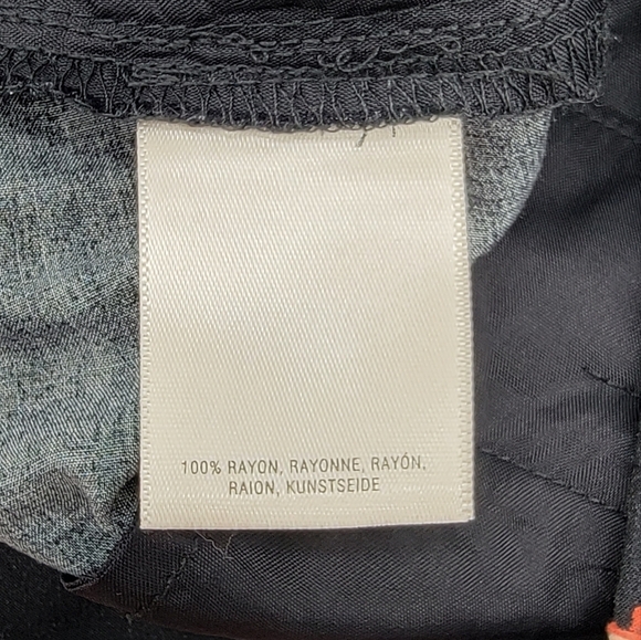 Anthropologie Ett Twa Black Floral Cropped Wide Leg Pants Womens Size XS Petite - Picture 14 of 16